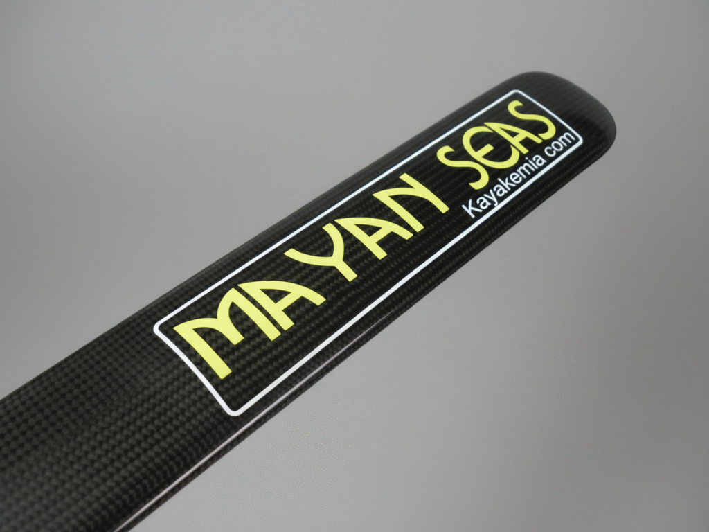 greenland paddle branding detail