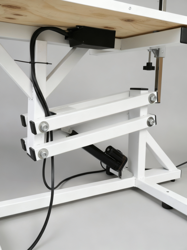 grooming table detail lift mechanism