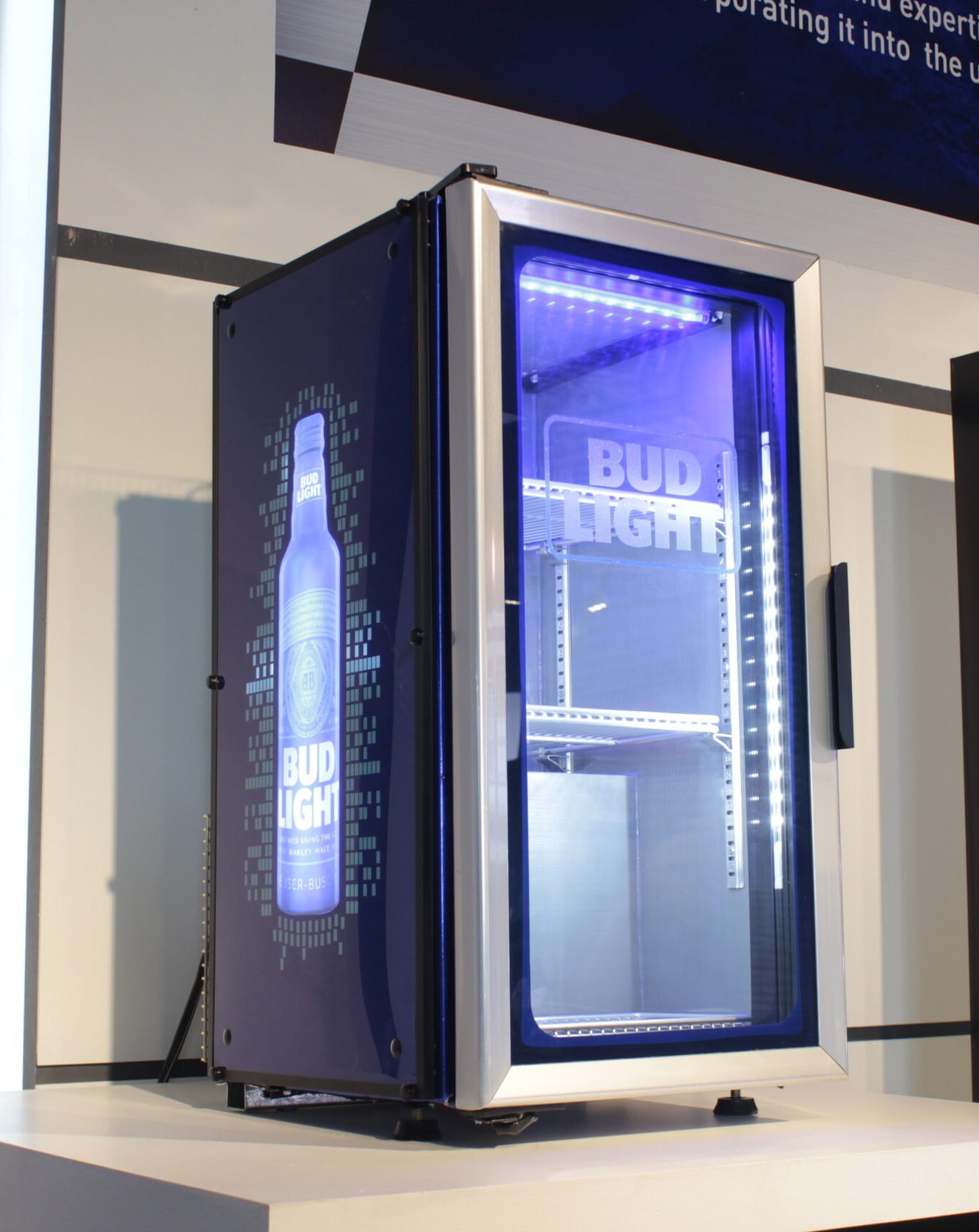 Bud Light with musical lateral light panels